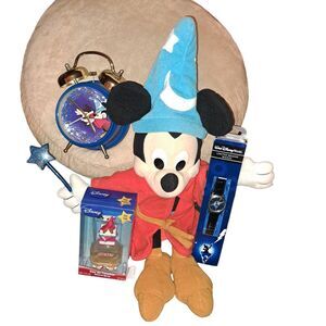 NEW RARE LIMITED EDITION DISNEY Mickey Sorcerer Watch- Alarm-Italy Cologne